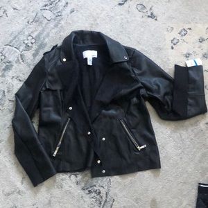 Bar III pleather jacket